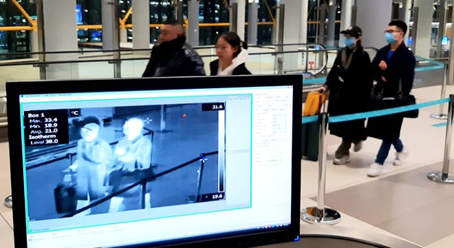 İstanbul Havalimanı'nda termal kameralı önlem devam ediyor