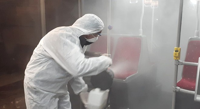 İstanbul'da metrobüs ve duraklarda 'koronavirüs" önlemi