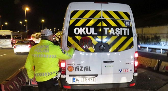 İstanbul'da okul servisi denetimi
