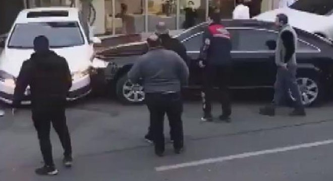 İstanbul'da park yeri tartışmasında korku dolu anlar