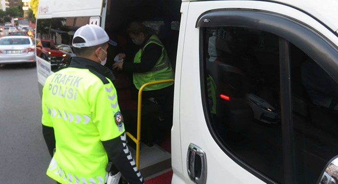 İstanbul'da servis araçlarına denetim