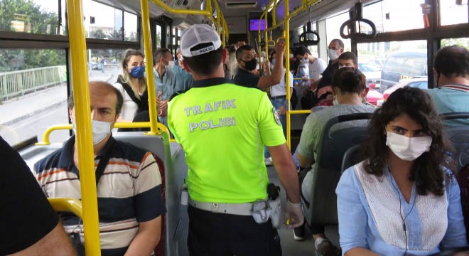 İstanbul'da toplu taşıma araçlarına denetim