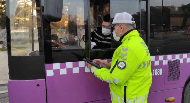 İstanbul'da toplu taşıma araçlarında denetim