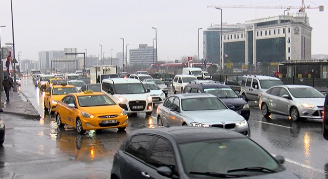 İstanbul'da trafik yoğunluğu