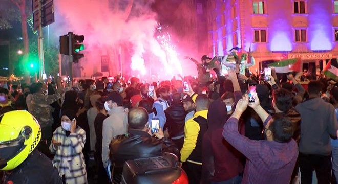 İstanbul da İsrail protestosu