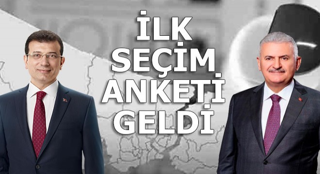 İstanbul için ilk seçim anketi