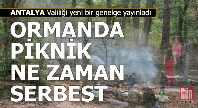 İşte Antalya'da ormana giriş yasağı ile ilgili yeni tarih...