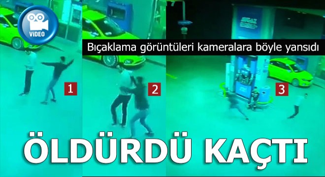 İşte bıçaklama anı