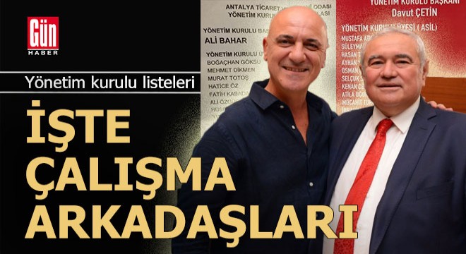 İşte başkanların çalışma arkadaşları