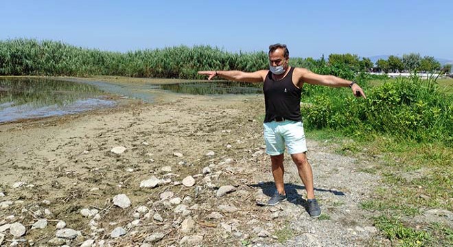 İznik Gölü çekildi, halk tedirgin oldu