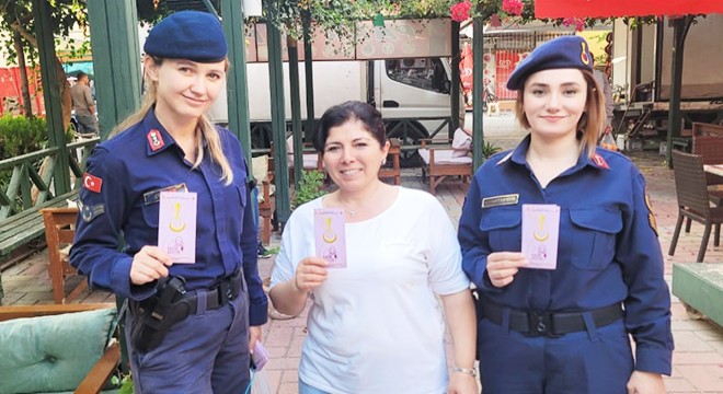 Jandarma Alanya'da KADES'i anlattı