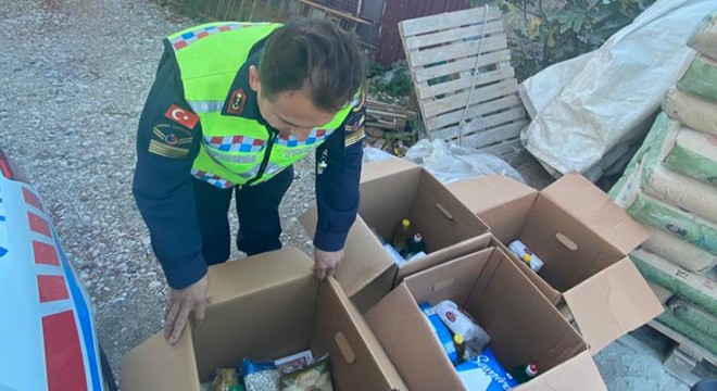 Jandarma Kaş'ta engelli bireyleri ziyaret etti