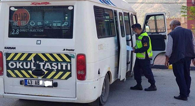 Jandarma’dan öğrenci servislerine sıkı denetim