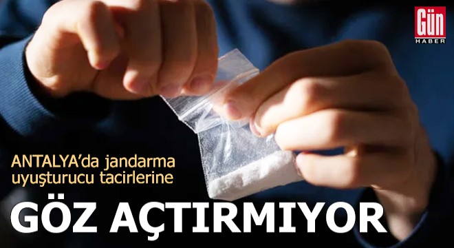 Jandarma uyuşturucu tacirlerine göz açtırmıyor