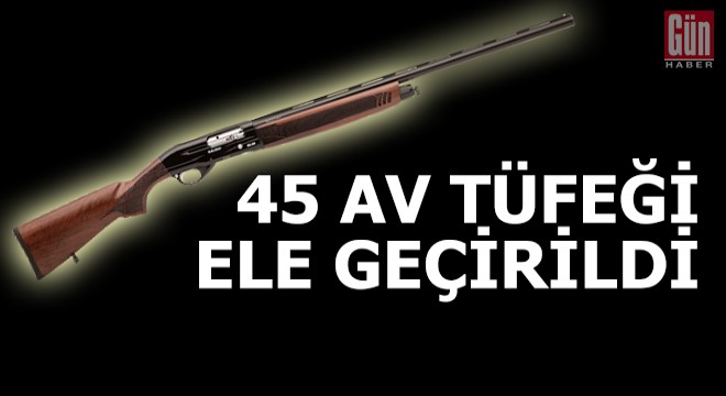 Jandarma durdurdu, mobilya kutularında 45 av tüfeği ele geçirildi