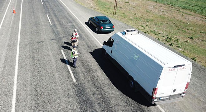 Jandarmadan dron destekli trafik uygulaması