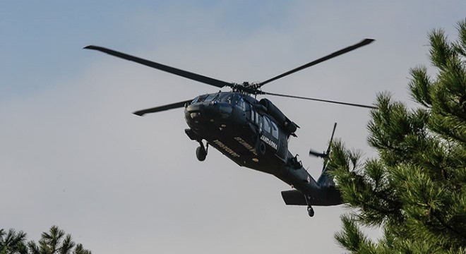 Jandarmadan helikopterli denetim