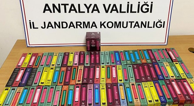 Jandarmadan kaçak elektronik sigara operasyonu