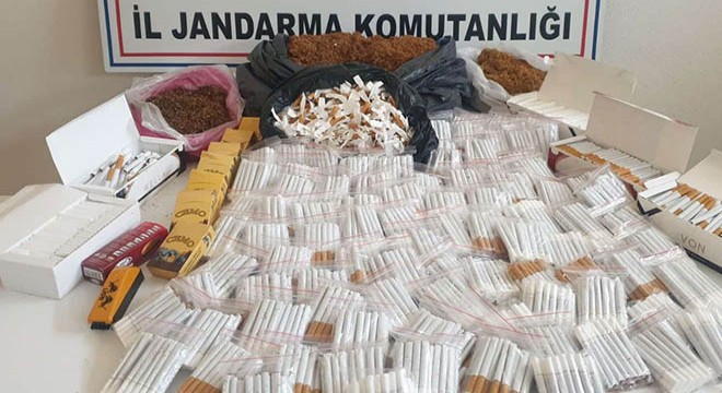 Jandarmadan sigara kaçakçılarına operasyon