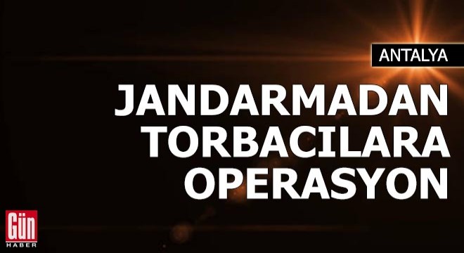 Jandarmadan torbacılara yönelik 'Kaş Narko Kıran' operasyonu
