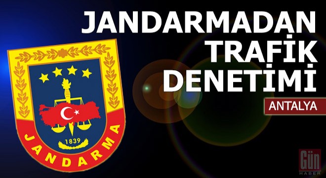 Jandarmadan trafik denetimi