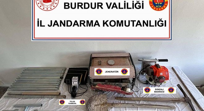 Jandarmadan kaçak kazı operasyonları