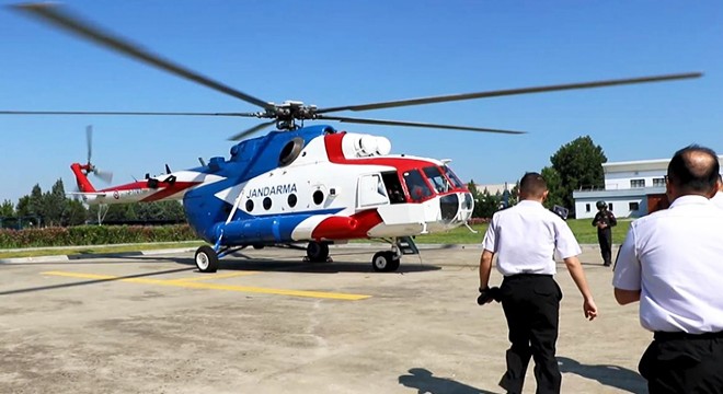 Jandarmadan orman yangınlarına karşı helikopterli denetim