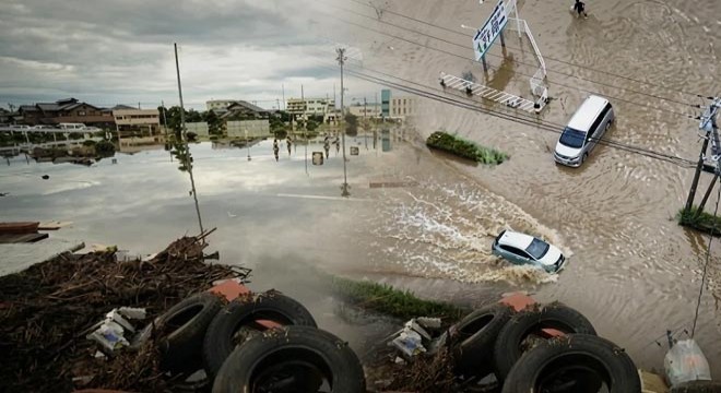 Japonya'da şiddetli yağış: 8 ölü