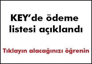 KEY listesi açıklandı