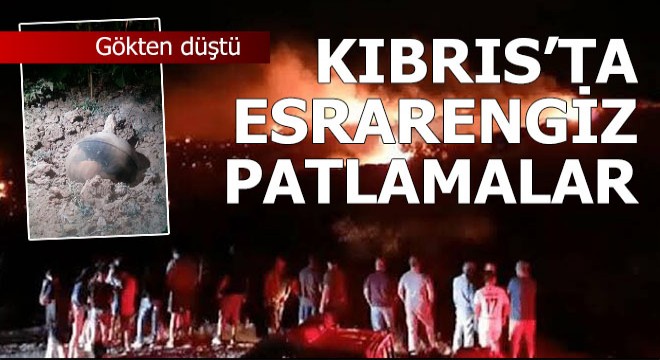 KKTC de gökten esrarengiz cisimler düştü