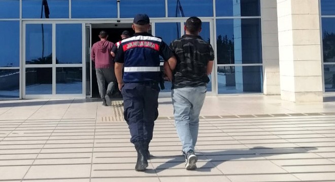Kablo hırsızı jandarmaya takıldı