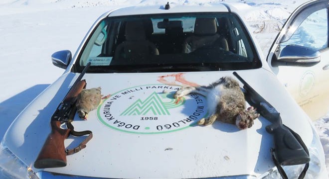 Kaçak avlanan 2 kişiye, 3 bin lira ceza
