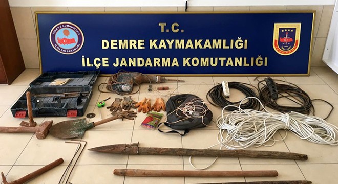 Kaçak kazıya suçüstü
