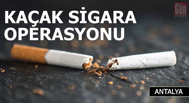 Kaçak sigara imalatı yapanlara operasyon