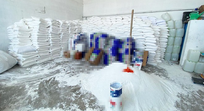 Kaçak üretilen 34 ton deterjan ele geçirildi