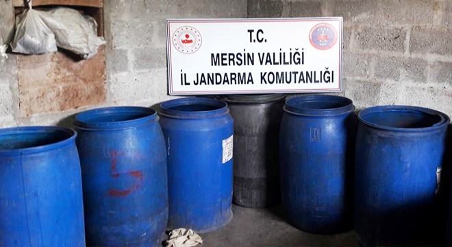 Kaçak alkol üretimi jandarmaya takıldı