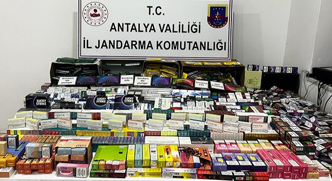 Kaçak tütün ve elektronik sigara operasyonu