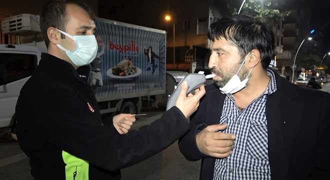 Kaçan alkollü sürücüyü gece kartalları böyle durdurdu