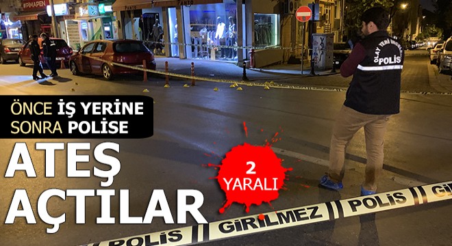 Kadıköy'de önce bir iş yerine sonra polislere ateş açtılar: 2 yaralı