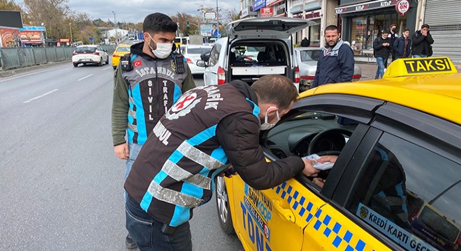 Kadıköy de taksicilere denetim