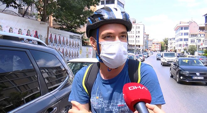Kadıköy de vatandaşların bisiklet yolu tepkisi
