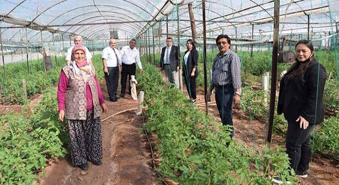 Kadın çiftçiler unutulmadı