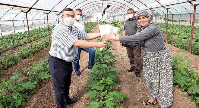 Kadın çiftçiler unutulmadı