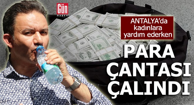 Kadınlara yardım ederken, para dolu çantası çalındı