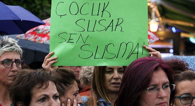 Kadınlardan çocuk istismarı tepkisi