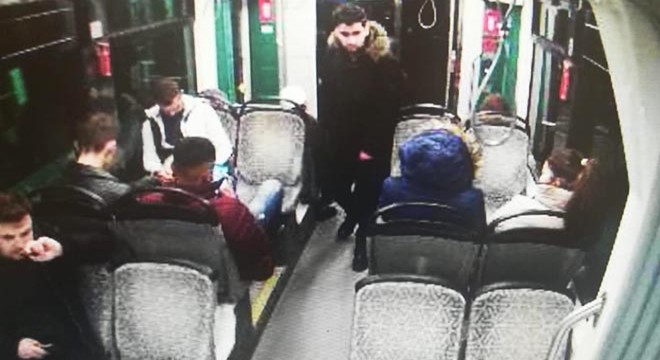 Kadir'in cinayetten önce bindiği tramvaydaki görüntüleri ortaya çıktı