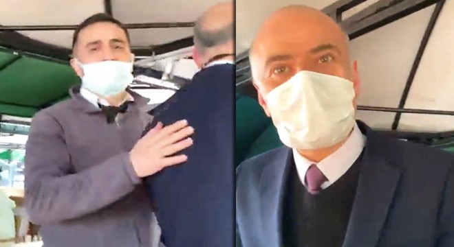 Kafede 'fazla yakınlaşmayın' tartışması