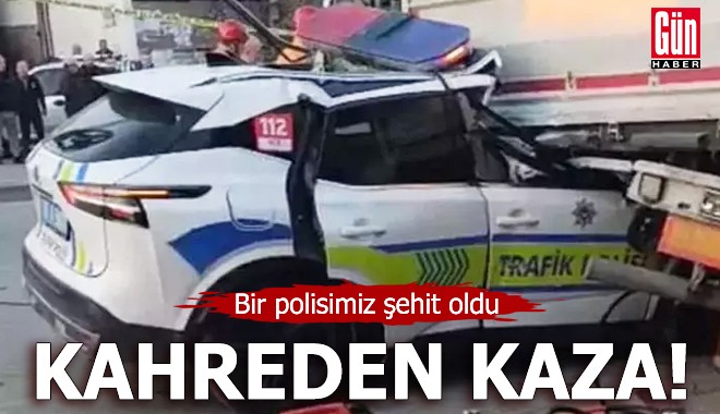 Kahreden kaza! Bir polisimiz şehit oldu