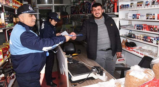 Kaldırım işgalleri konusunda esnaflar bilgilendirildi