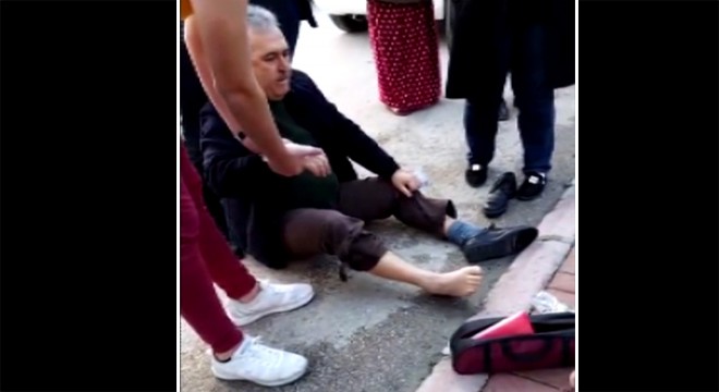 Kaldırımda yürürken pitbull saldırısına uğradı